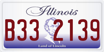 IL license plate B332139
