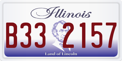 IL license plate B332157
