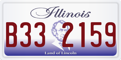 IL license plate B332159