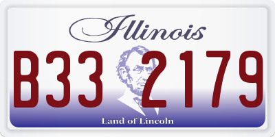 IL license plate B332179