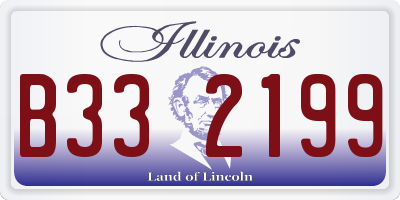 IL license plate B332199