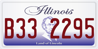 IL license plate B332295