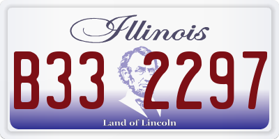 IL license plate B332297