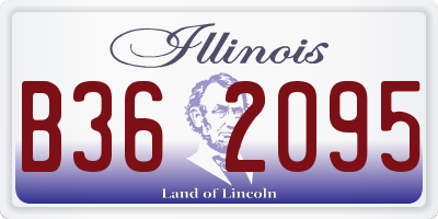 IL license plate B362095