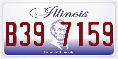 IL license plate B397159