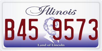 IL license plate B459573