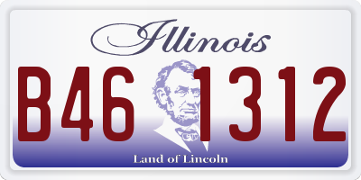 IL license plate B461312