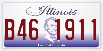 IL license plate B461911
