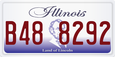 IL license plate B488292