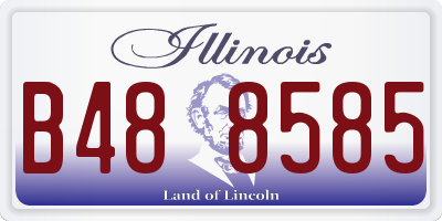 IL license plate B488585