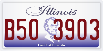 IL license plate B503903