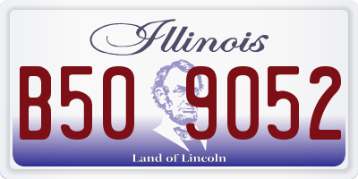 IL license plate B509052