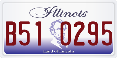 IL license plate B510295