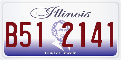 IL license plate B512141