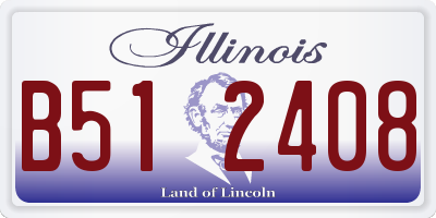 IL license plate B512408