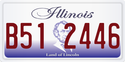 IL license plate B512446
