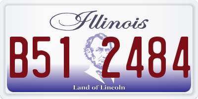 IL license plate B512484