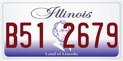 IL license plate B512679