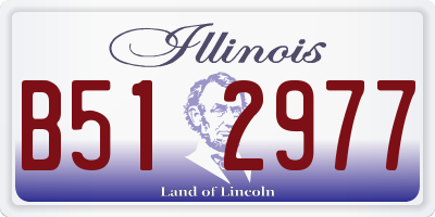 IL license plate B512977