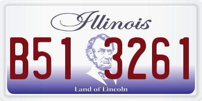 IL license plate B513261