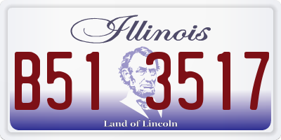 IL license plate B513517