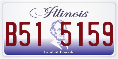 IL license plate B515159