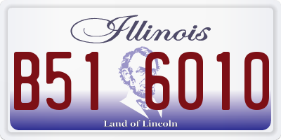 IL license plate B516010