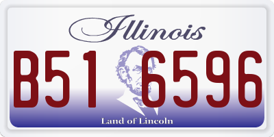 IL license plate B516596