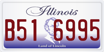 IL license plate B516995