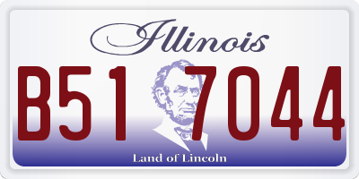 IL license plate B517044