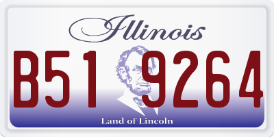 IL license plate B519264
