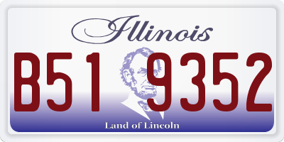 IL license plate B519352