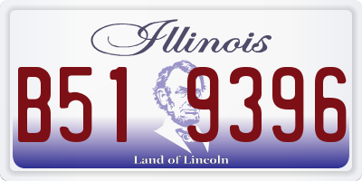 IL license plate B519396