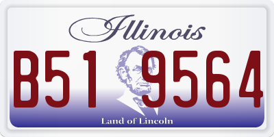 IL license plate B519564