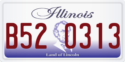 IL license plate B520313