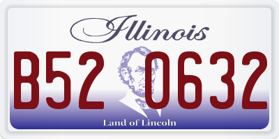 IL license plate B520632