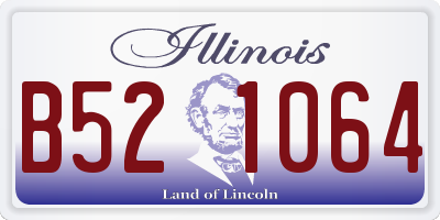IL license plate B521064