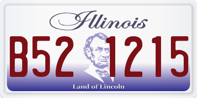 IL license plate B521215