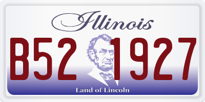IL license plate B521927