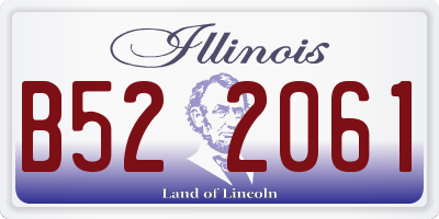 IL license plate B522061