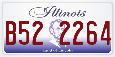 IL license plate B522264
