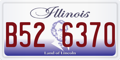 IL license plate B526370