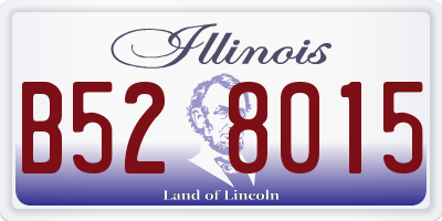 IL license plate B528015