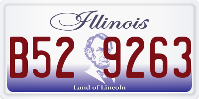 IL license plate B529263