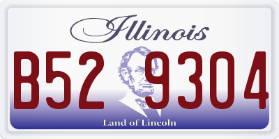 IL license plate B529304