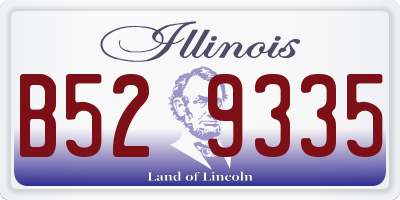 IL license plate B529335