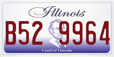 IL license plate B529964