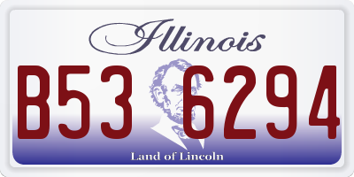 IL license plate B536294