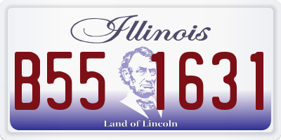 IL license plate B551631