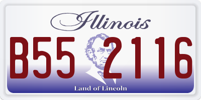 IL license plate B552116